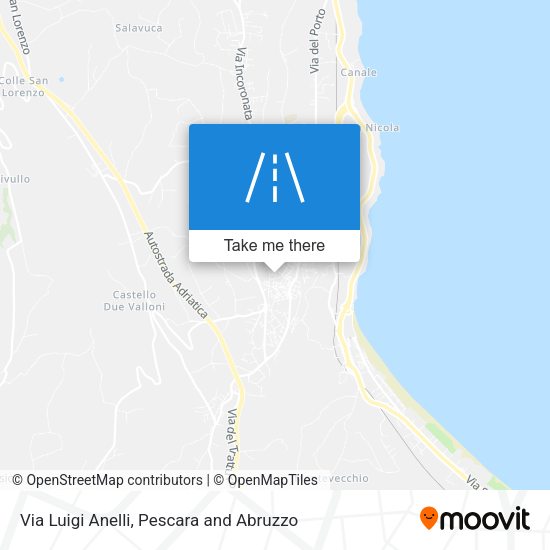 Via Luigi Anelli map