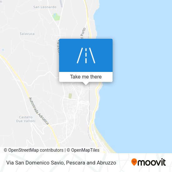 Via San Domenico Savio map