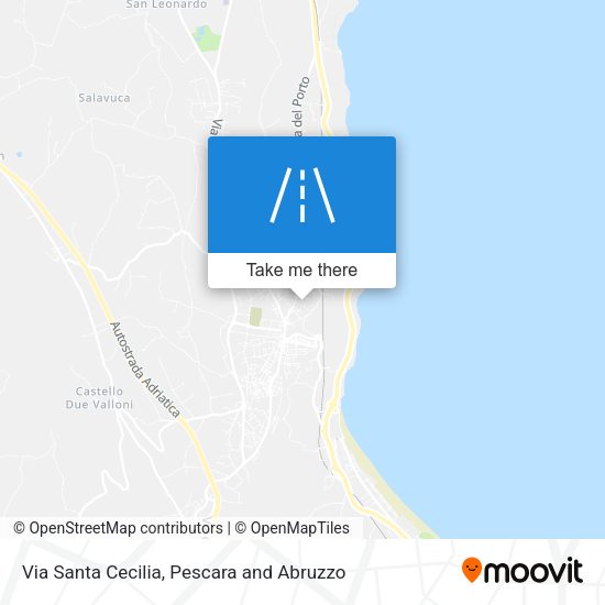 Via Santa Cecilia map