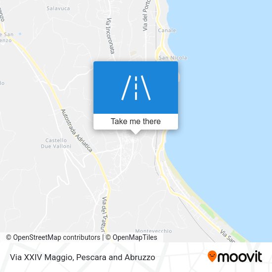 Via XXIV Maggio map
