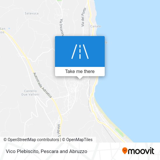 Vico Plebiscito map