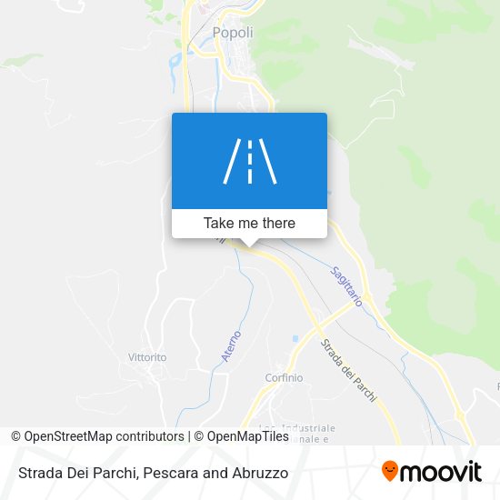 Strada Dei Parchi map