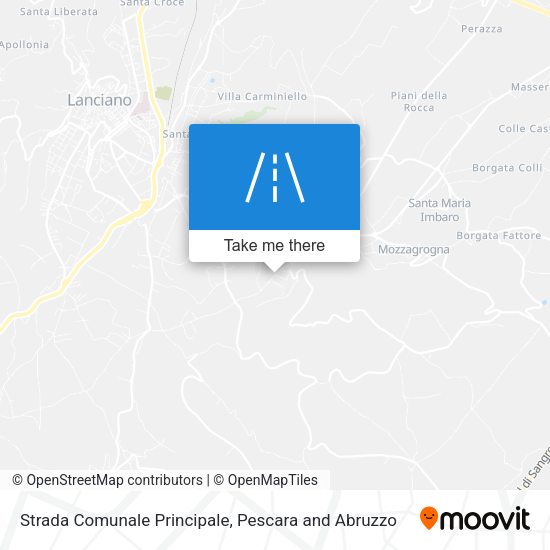 Strada Comunale Principale map