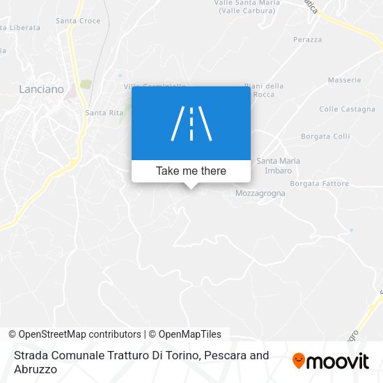 Strada Comunale Tratturo Di Torino map