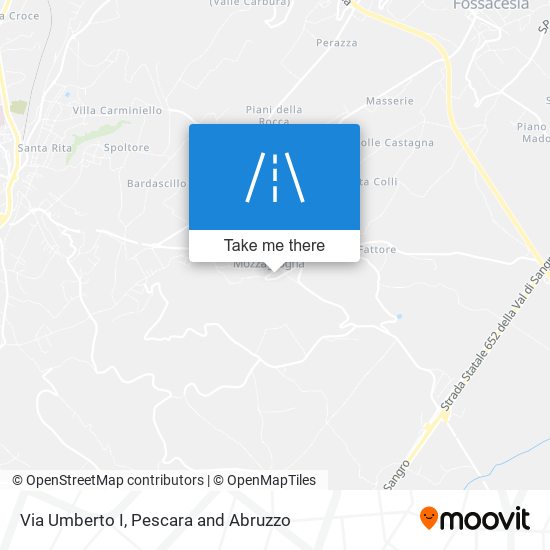 Via Umberto I map