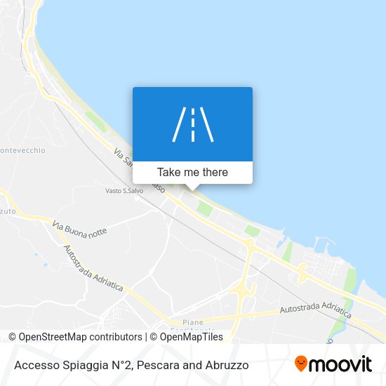 Accesso Spiaggia N°2 map
