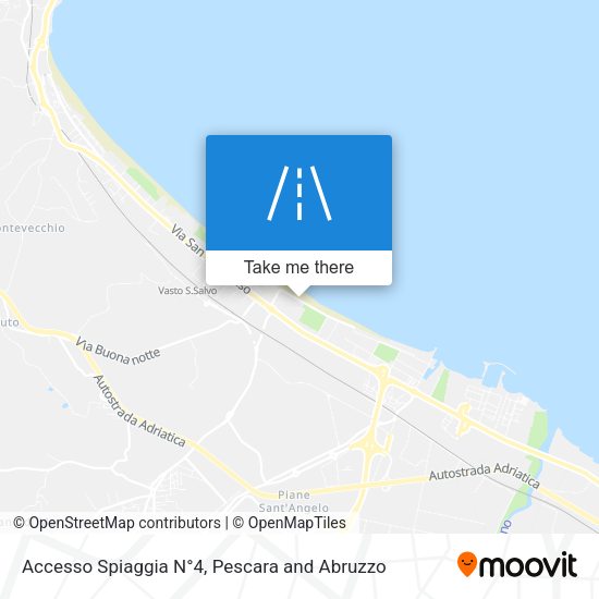 Accesso Spiaggia N°4 map