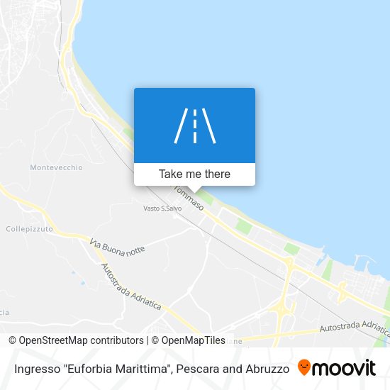 Ingresso "Euforbia Marittima" map