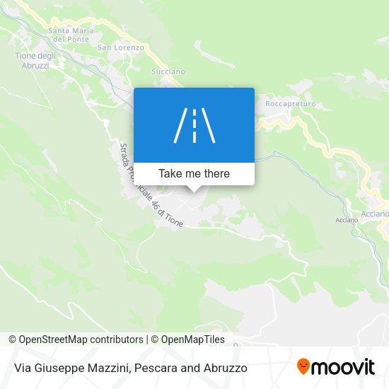 Via Giuseppe Mazzini map