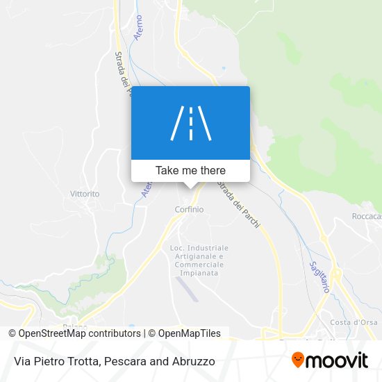 Via Pietro Trotta map