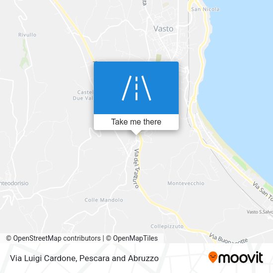 Via Luigi Cardone map