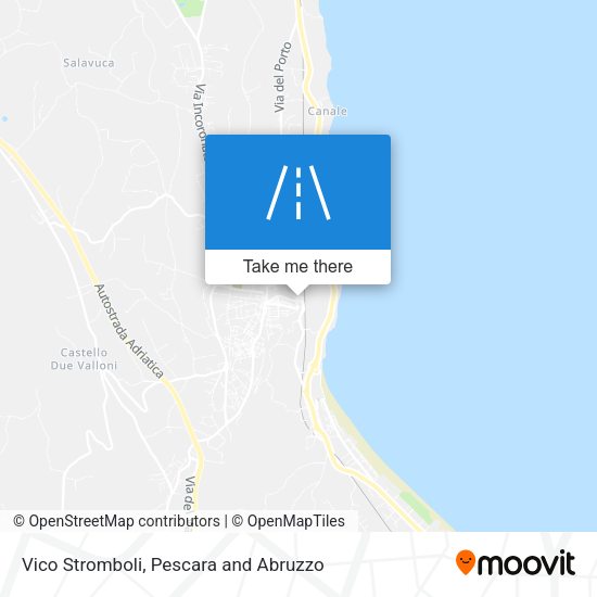 Vico Stromboli map