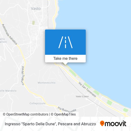 Ingresso "Sparto Delle Dune" map
