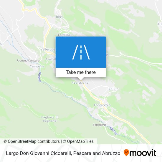 Largo Don Giovanni Ciccarelli map