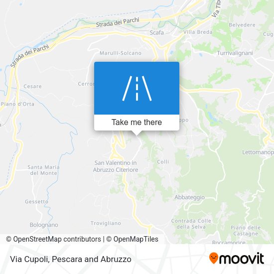 Via Cupoli map