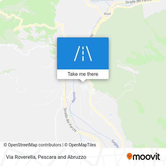 Via Roverella map