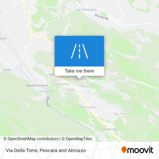 Via Della Torre map