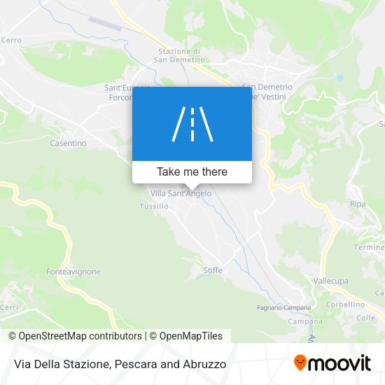 Via Della Stazione map