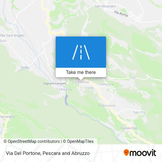 Via Del Portone map