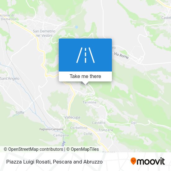 Piazza Luigi Rosati map