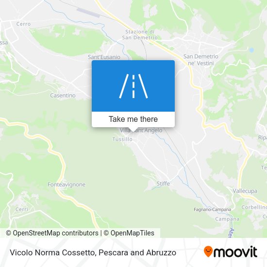 Vicolo Norma Cossetto map