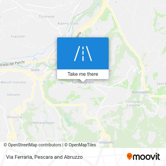Via Ferraria map