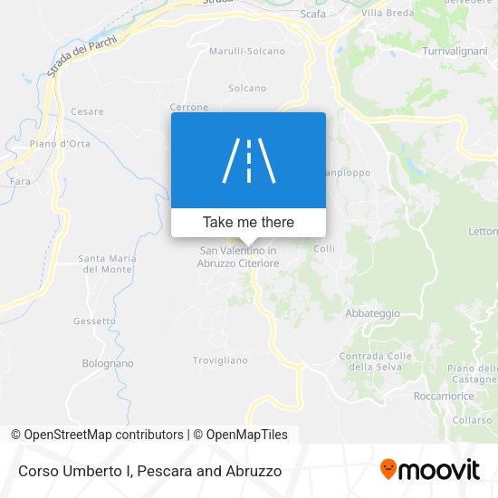 Corso Umberto I map