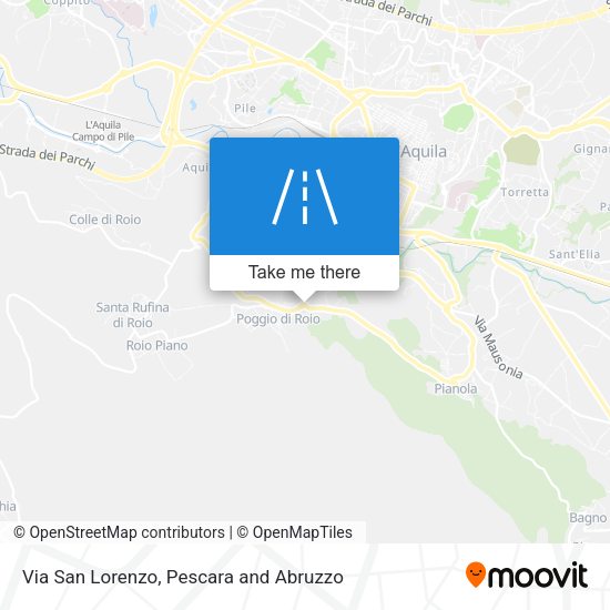 Via San Lorenzo map