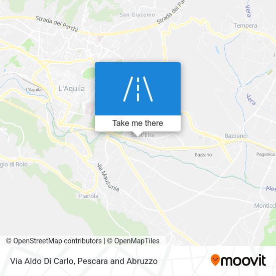 Via Aldo Di Carlo map