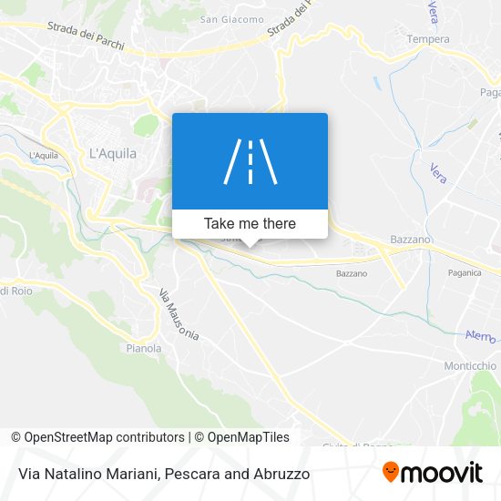 Via Natalino Mariani map
