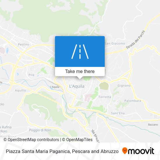 Piazza Santa Maria Paganica map
