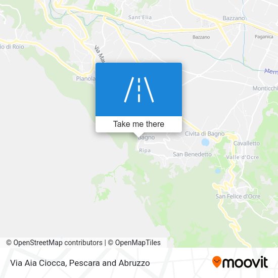 Via Aia Ciocca map