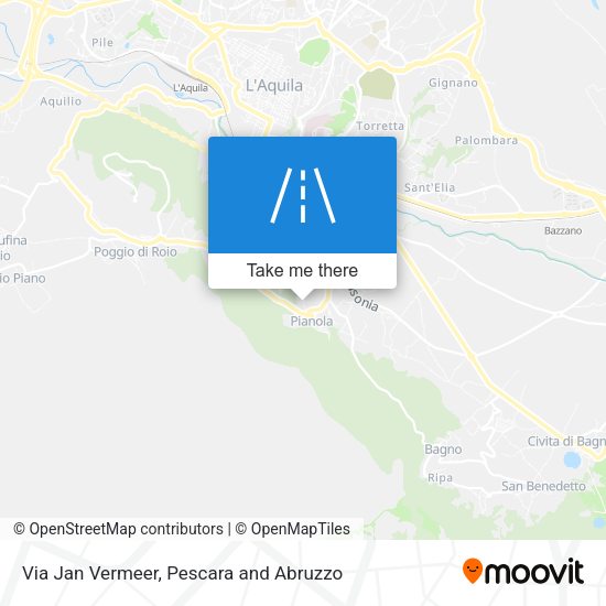 Via Jan Vermeer map