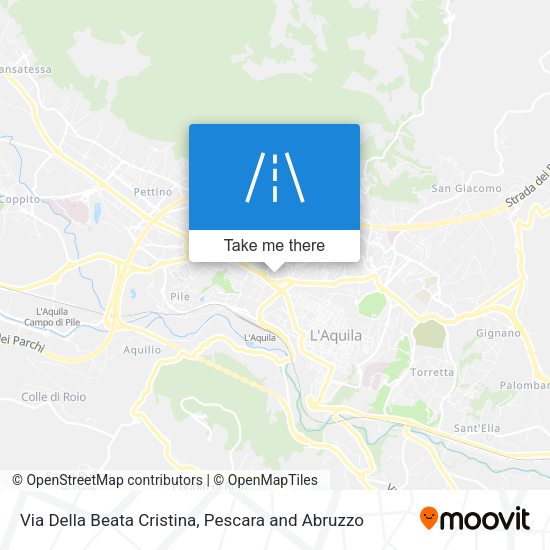 Via Della Beata Cristina map