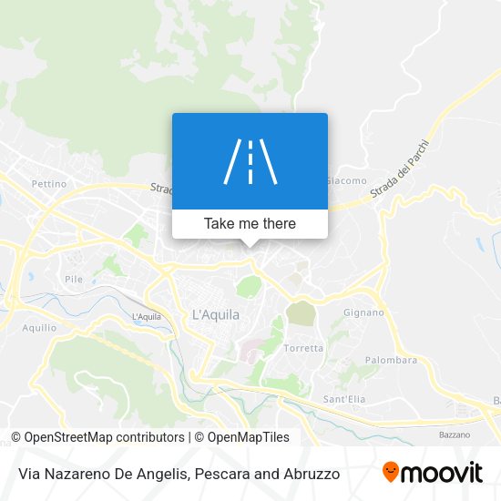 Via Nazareno De Angelis map