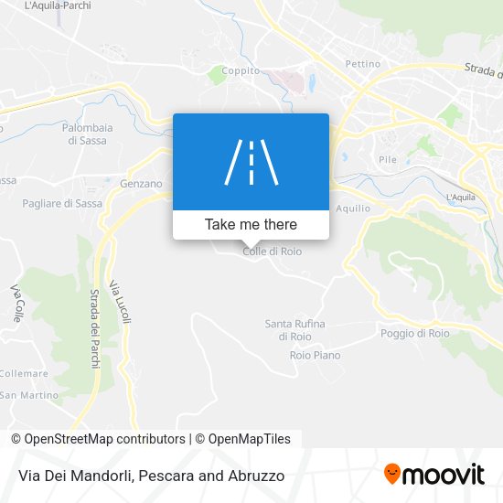Via Dei Mandorli map