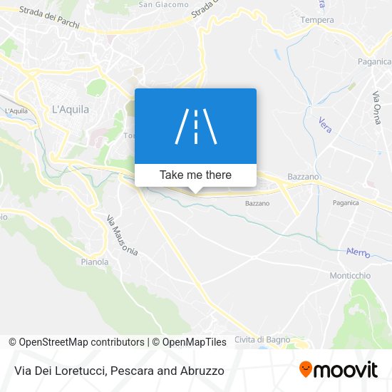 Via Dei Loretucci map