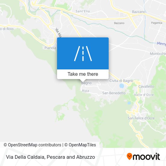 Via Della Caldaia map