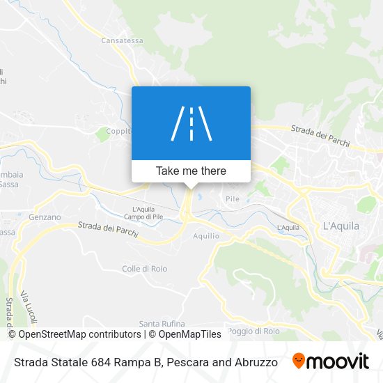 Strada Statale 684 Rampa B map