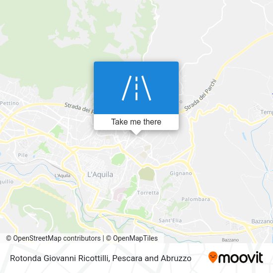 Rotonda Giovanni Ricottilli map
