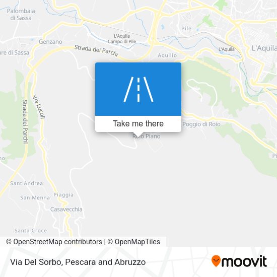 Via Del Sorbo map