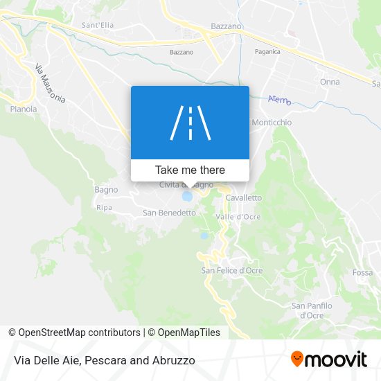 Via Delle Aie map
