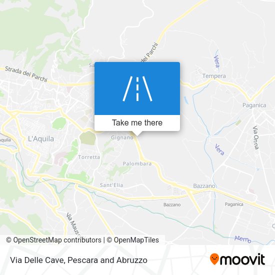 Via Delle Cave map