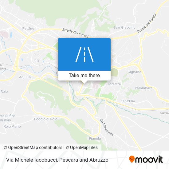 Via Michele Iacobucci map