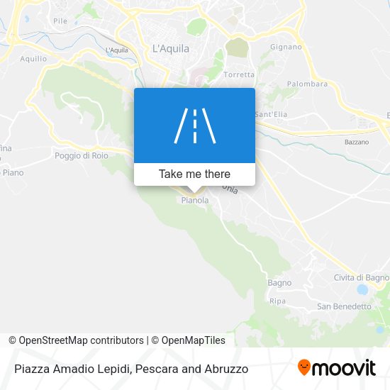 Piazza Amadio Lepidi map