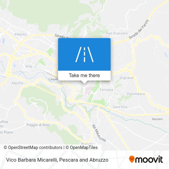 Vico Barbara Micarelli map