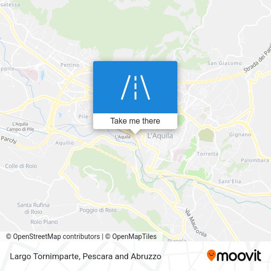 Largo Tornimparte map