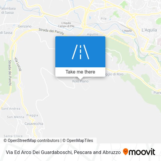 Via Ed Arco Dei Guardaboschi map