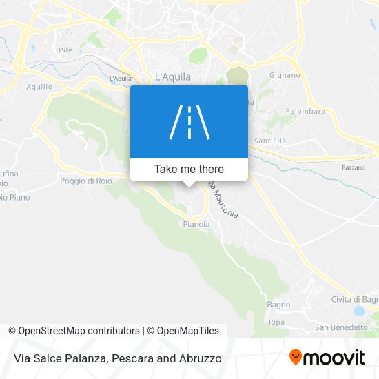 Via Salce Palanza map