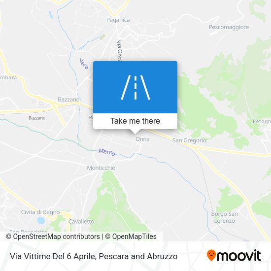 Via Vittime Del 6 Aprile map